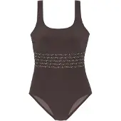 LASCANA Maillot de bain beige / marron / chocolat