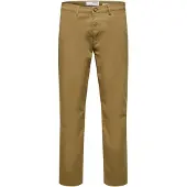 Selected Pantalon chino 'New Miles' caramel