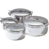 MSR Casserole de camping Alpine Stowaway en acier inoxydable 1,1 L