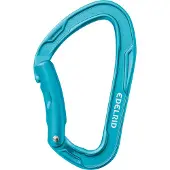 Edelrid - Mousqueton à verrouillage automatique - Mission Bent Icemint en Aluminium - Bleu