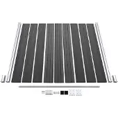 vidaXL Ensemble d'éléments de clôture WPC 1737x186 cm Noir