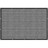 vidaXL Filet pour conteneur HDPE 3,5 x 6 m noir