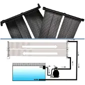 vidaXL Panneau solaire de chauffage de piscine 6 pièces 80x620 cm
