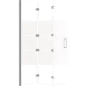 vidaXL Cabine de douche pliante ESG 120x140 cm blanc
