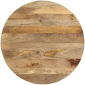 vidaXL Table de salle à manger 110x75 cm en bois massif de manguier
