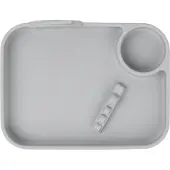 Done by Deer Friends Compartment Deer Plate Gris 0 Months
