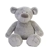 Happy horse Ours en peluche Brice gris 40 cm - Ours en peluche doux