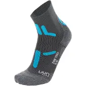 UYN Chaussettes de Randonnée UYN Femme Trekking 2In Anthracite Turquoise-Taille 35 - 36