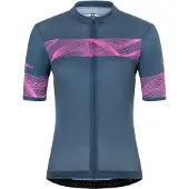 Castelli Fenice Short Sleeve Jersey Bleu L Femme