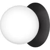 Nuura Liila 1 Outdoor Applique et plafonnière Black|Opal White