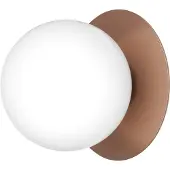 Nuura Liila 1 Outdoor Applique et plafonnière Dark Bronze|Opal White