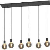 Eglo Pendentif à 6 lumières Nogalte Noir