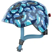 ABUS Smiley 3.0 LED, casque de vélo, junior, blue car