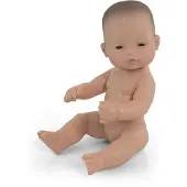 Miniland Poupée bébé fille asiatique 32 cm -