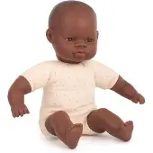 Miniland Soft African Baby Doll 32 Cm Beige Enfants