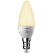 Nordlux Smart LED bulb - éclairage intelligent - Ø 3,5 x 10,7 cm - E14 - 4,7W - fonction de gradation et couleur de lumière réglable via l'appli - blanc.