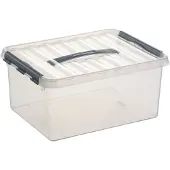 Q-Line H6162602 Q-line boîte de rangement 15,0 l transparent 40,0 x 30,0 x 18,0 cm