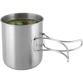 Tatonka Handle Mug 500, 4072-000 Stainless, mug de voyage