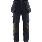 Blakläder Pantalon X1900 Artisan Stretch 4D - C56 - Marine Foncé/Noir