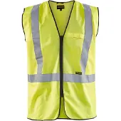 Blakläder Gilet zippé haute visbilité Jaune Fluo 4XL - 5XXL