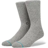 Stance Hommes, Chaussettes, Icône, Gris, (Une unité par pack, M)