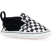 Vans Slip On V Crib Chaussures de sport sans lacets Blanc,Noir EU 16 Garçons,Filles Blanc,Noir EU 16
