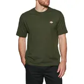 Dickies T-Shirt 'Mapleton' bleu / olive / rouge / blanc