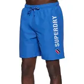 Superdry Code Applque 19inch Swimming Shorts Bleu S Homme