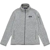 Patagonia - Polaire chaude - W's Better Sweater Jkt Birch White pour Femme - Taille M - Gris