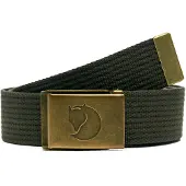 Fjällräven - Ceinture en toile - Canvas Brass Belt Mountain Grey - Gris