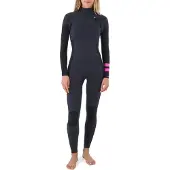 Hurley Combinaison En Néoprène à Manches Longues Et Fermeture éclair Sur La Poitrine Pour Femme Plus 4/3 Mm