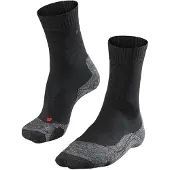 Falke Chaussettes de sport gris / rouge orangé / noir