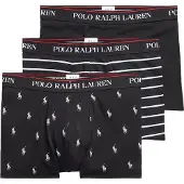 Ralph Lauren Boxers 'Classic' rouge rubis / noir / blanc