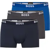 BOSS Boxers 'Power' marine / bleu foncé / gris foncé / blanc