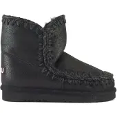 Mou bottes en cuir femme noires - 37