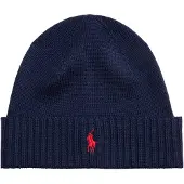 Ralph Lauren Bonnet bleu marine / rouge