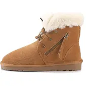 Gooce Après-ski 'Agarita' marron / blanc naturel
