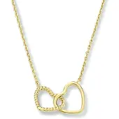 Marie-Celeste Celeste Halskette Herzen 40 - 42 - 44 cm - Gold, (Or jaune 14 carats)