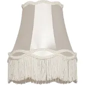 QAZQA Abat-jour en tissu crème 30 cm - Granny
