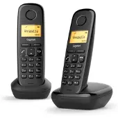 Gigaset Téléphone sans fil A170 Duo Noir
