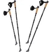 Sportana Lot de 2 bâtons de marche nordique Gris
