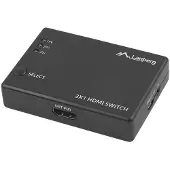 Lanberg SWV-HDMI-0003 Switch Video 3x HDMI Micro-USB Port Fernb. schwarz