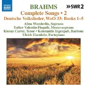 Naxos Brahms / Wunderlin - V2: Complete Songs [Compact Discs]