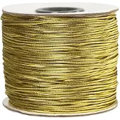 Creotime Cordon élastique 1 mm or, 100 m (1 mm, 100 m)