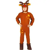 Guirma Reindeer Boy Costume Marron 7-9 Years