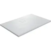Linie Rumba receveur de douche 120 x 90 cm acrylique blanc mat texture ardoise