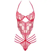 Beauty Night Denver Cherry Teddy - Rouge - S/M