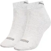 Puma Chaussettes Invisibles Puma Quarter White X2 L Blanc 39-42