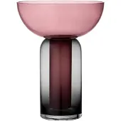 AYTM Torus Vase Black | Rose | Small: Ø15 cm