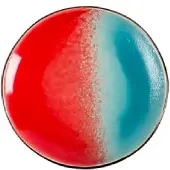 Gastro Assiette Gastro Rouge Bleu Rond 13 cm (6 pièces)